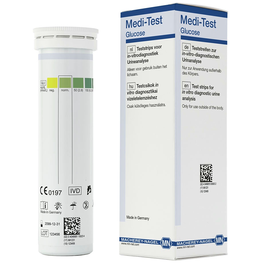 [MAN 93001.005] Medi-Test Glucose Harnteststreifen (50 T.) für die Patientenselbstkontrolle