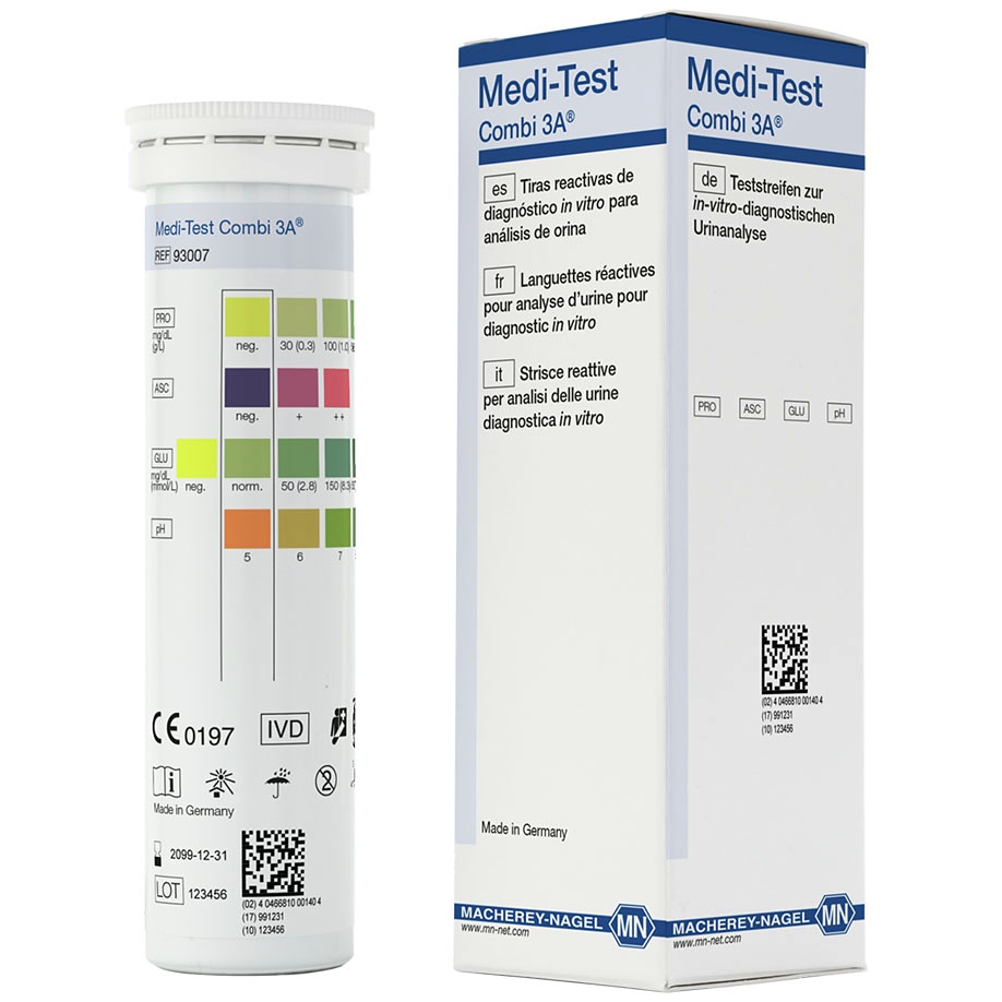 Medi-Test Combi 3 A Harnteststreifen (50 T.)