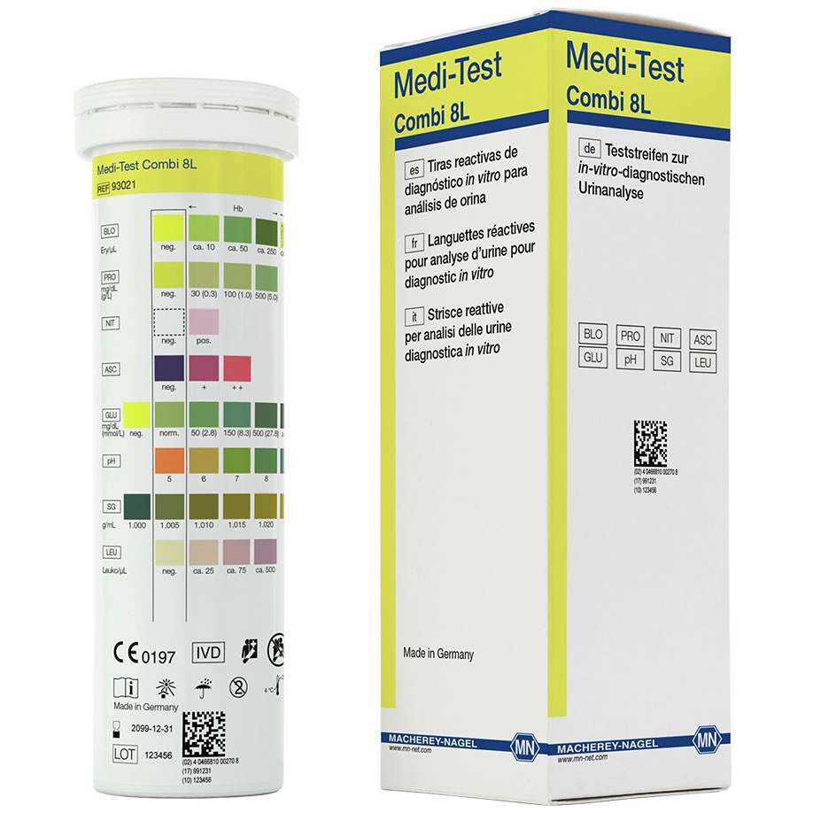 Medi-Test Combi 8 L Harnteststreifen (100 T.)