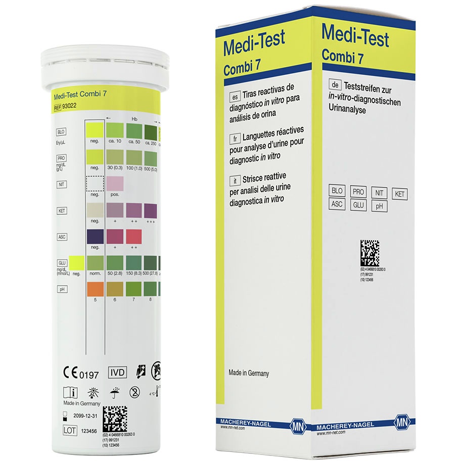 [MAN 93022] Medi-Test Combi 7 Harnteststreifen (100 T.)