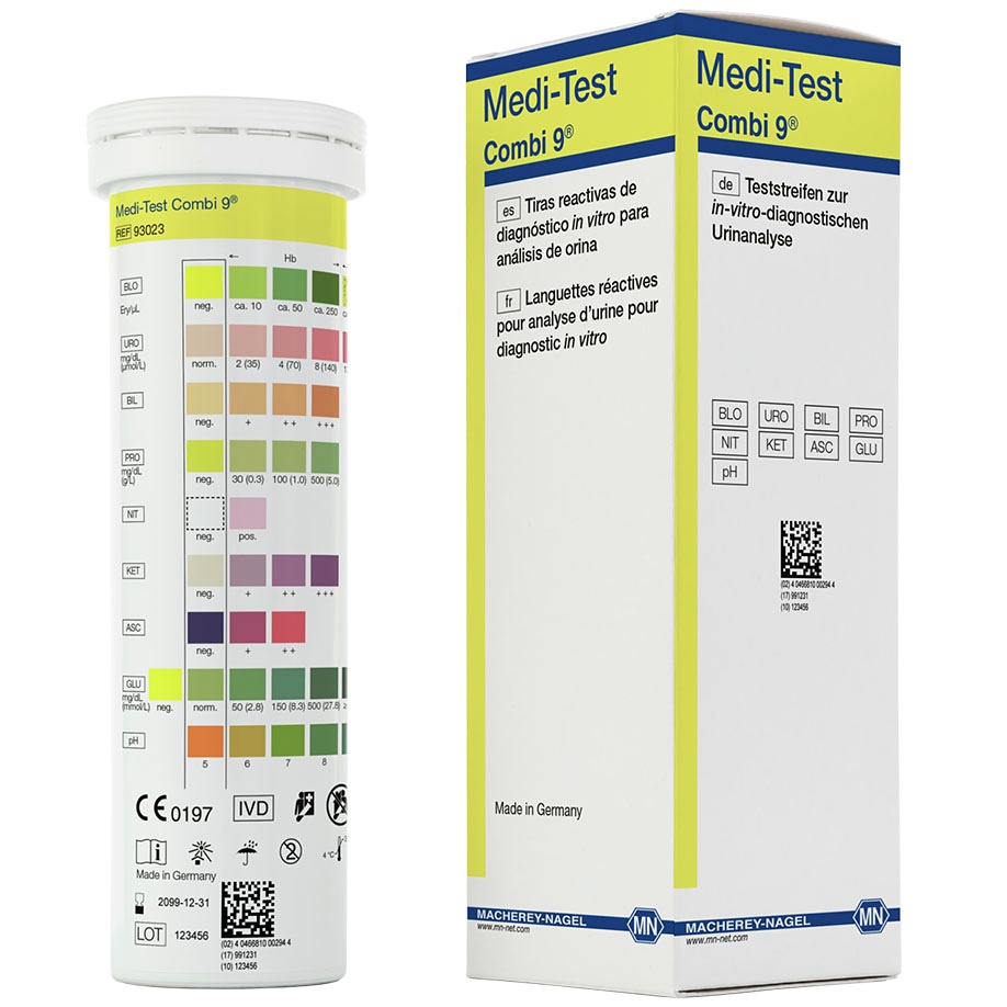 Medi-Test Combi 9 Harnteststreifen (100 T.)