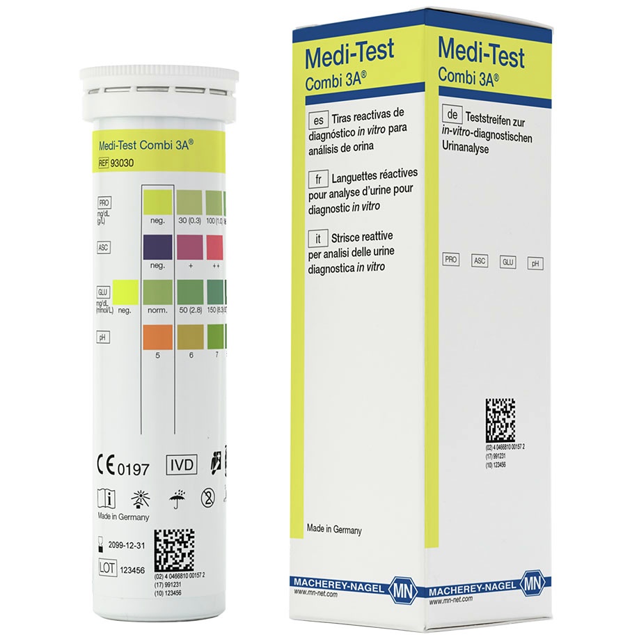 Medi-Test Combi 3 A Harnteststreifen (100 T.)