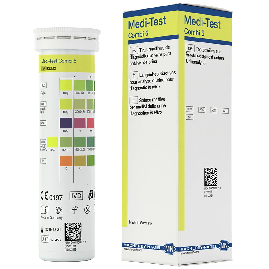[MAN 93032] Medi-Test Combi 5 Harnteststreifen (100 T.)