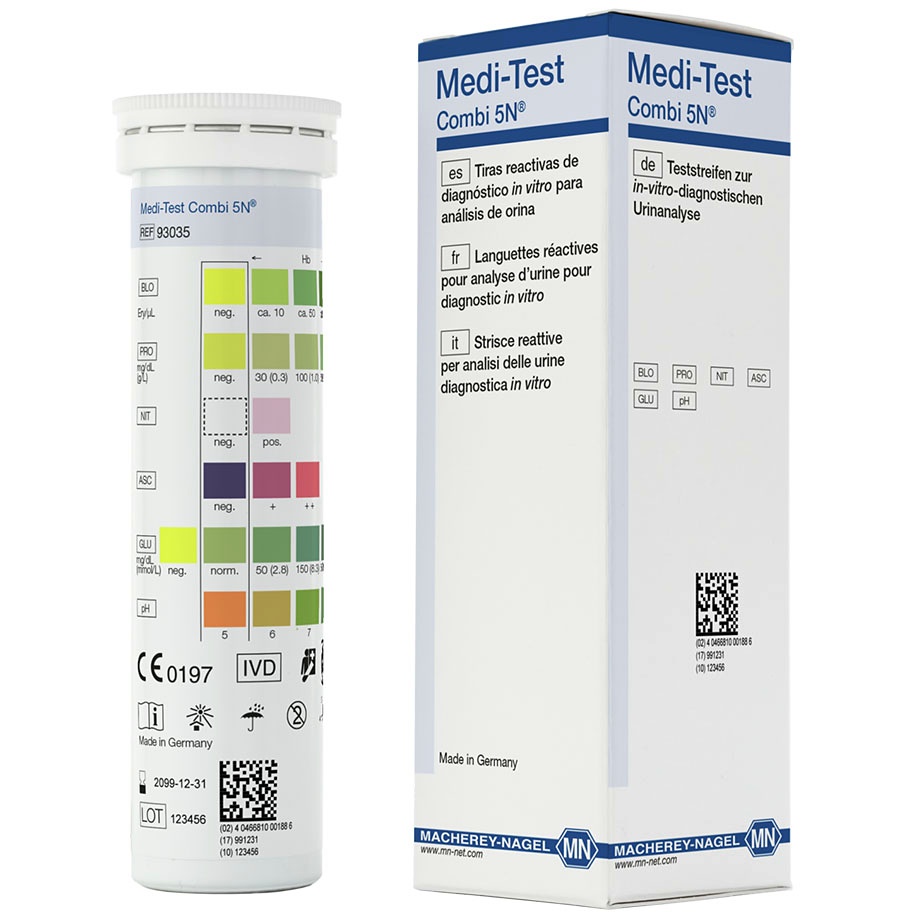 Medi-Test Combi 5 N Harnteststreifen (50 T.)