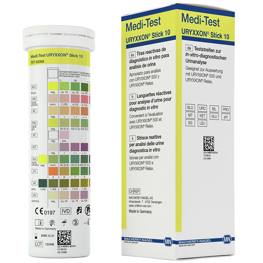 [MAN 93068] Medi-Test URYXXON Stick 10 Harnteststreifen (100 T.)