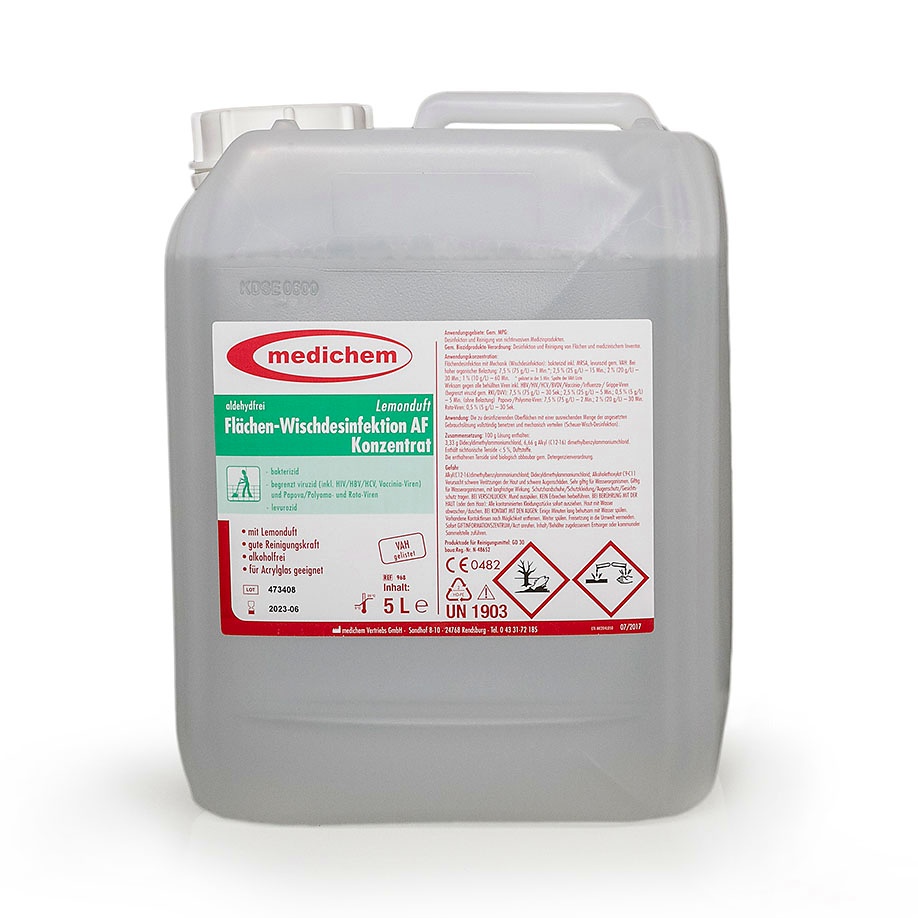 Medichem Flächenwischdesinfektion AF Konzentrat 5 Ltr.