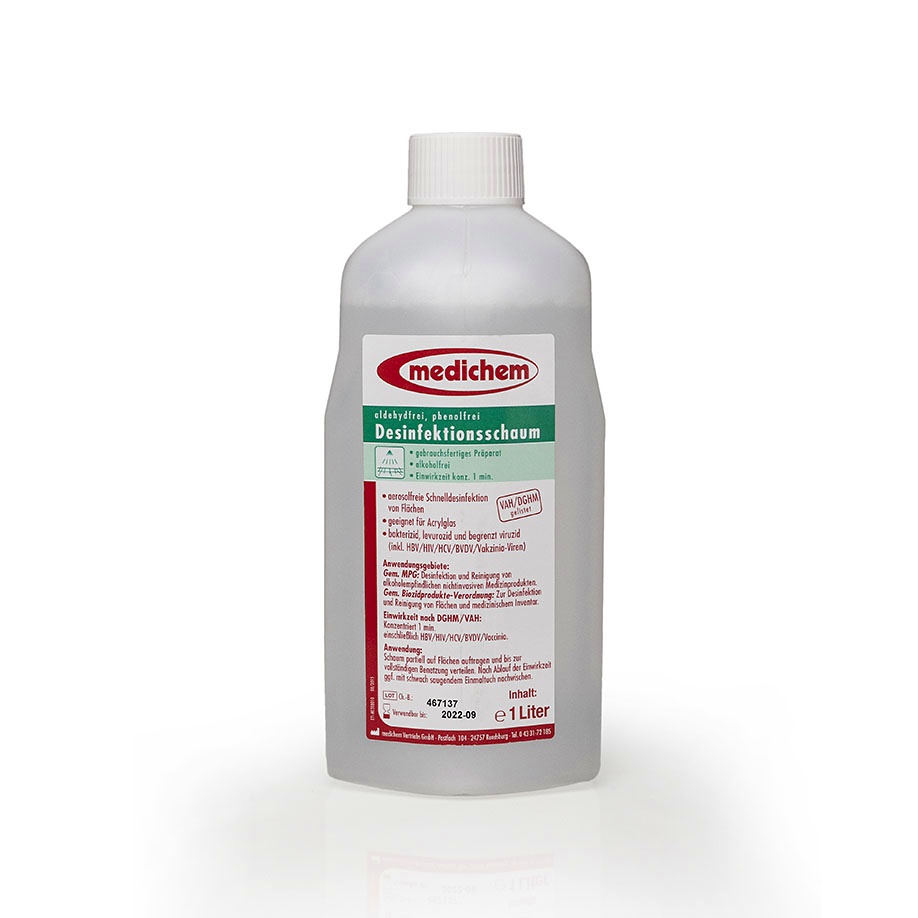 Medichem Desinfektionsschaum 1 Ltr. Nachfüllflasche