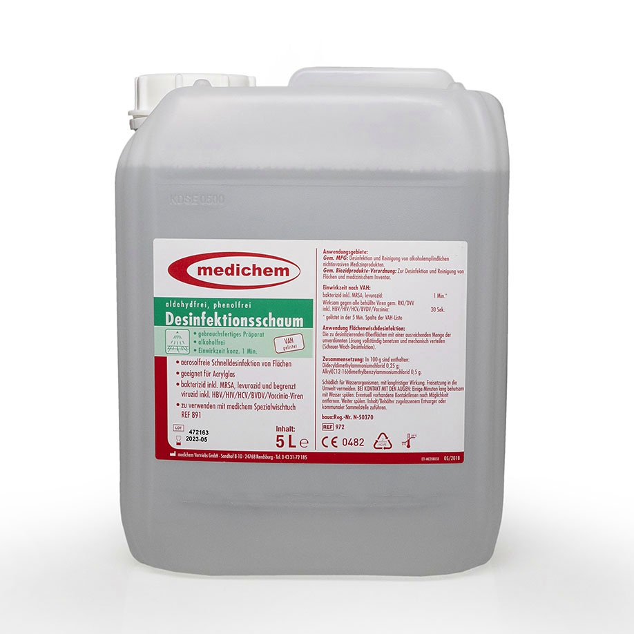 [MDC 972] Medichem Desinfektionsschaum 5 Ltr.