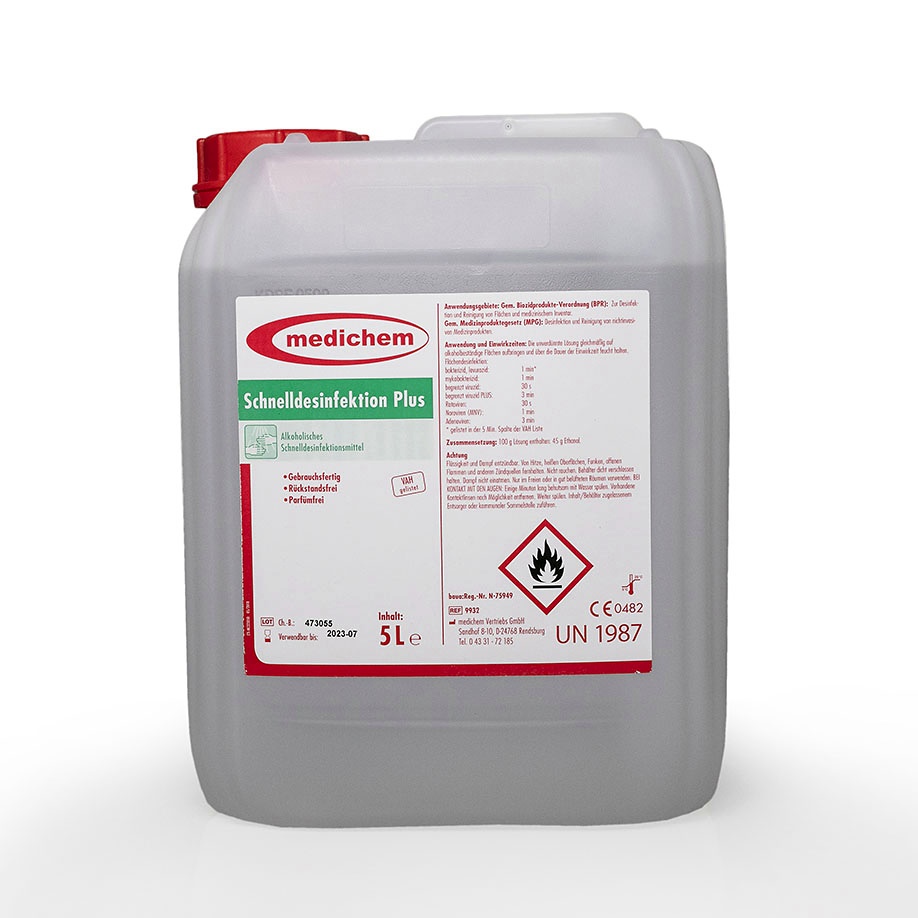 [MDC 9932] Medichem Schnelldesinfektion Plus 5 Ltr.