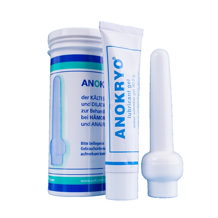 [MEG 120900] ANOKRYO Kombiset: Dilatator Stab Und 30 g Gleitmittel