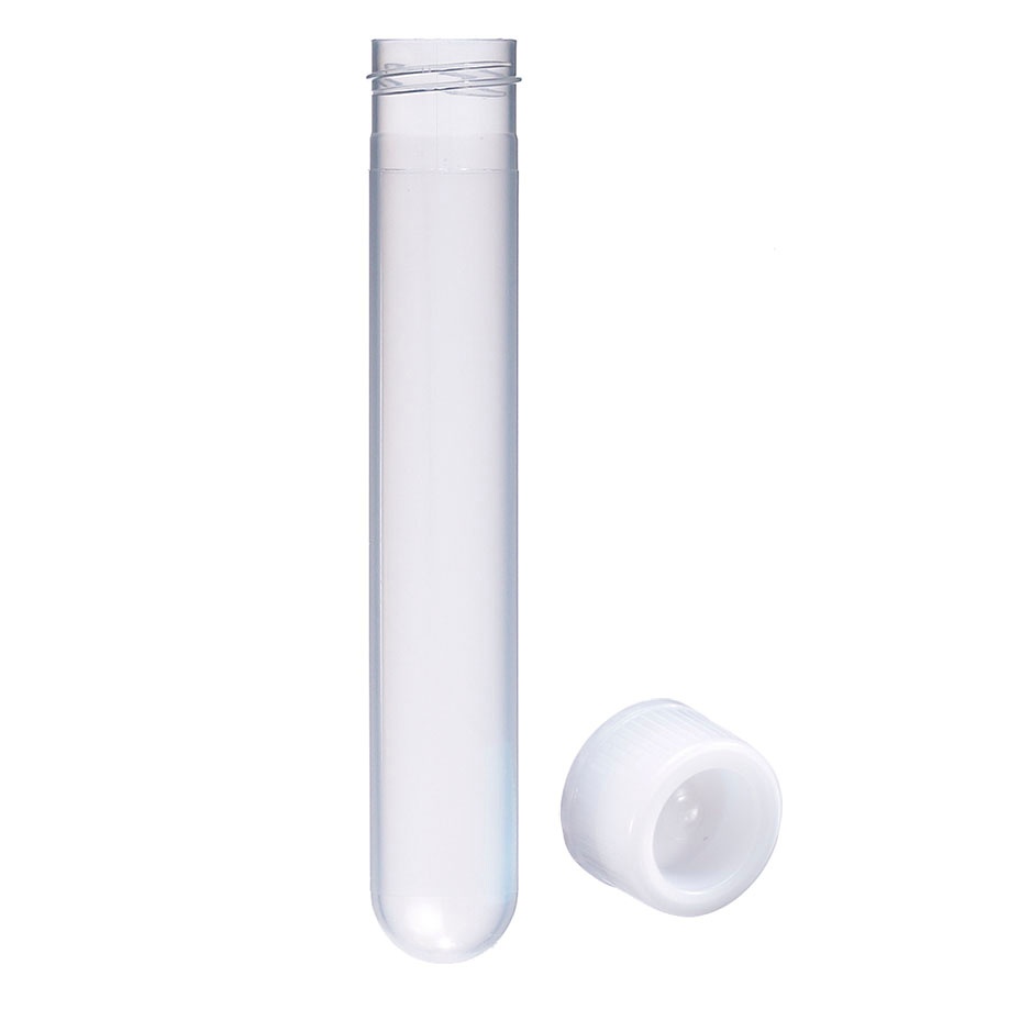 [MEG 122120] Röhrchen mit Schraubverschluss Natur, 13 ml, 16 x 100 mm (1000 Stck.)