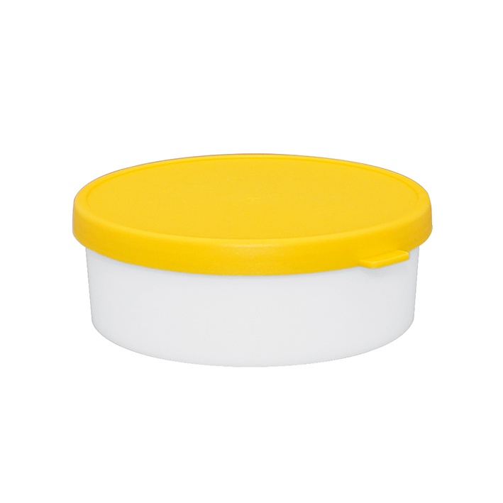 [MEG 122141] Versandgefäß für Sputumproben-Dose 24 ml mit Deckel gelb (100 Stck.)