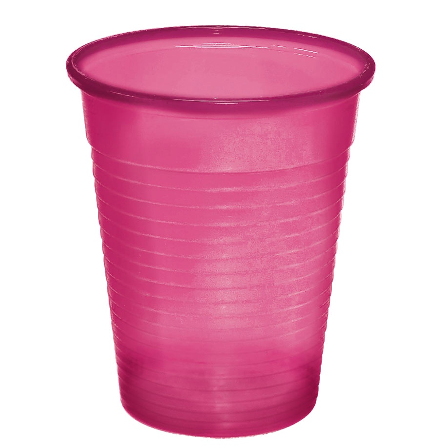 Mundspül- / Laborbecher 180 ml Weinrot (100 Stck.)