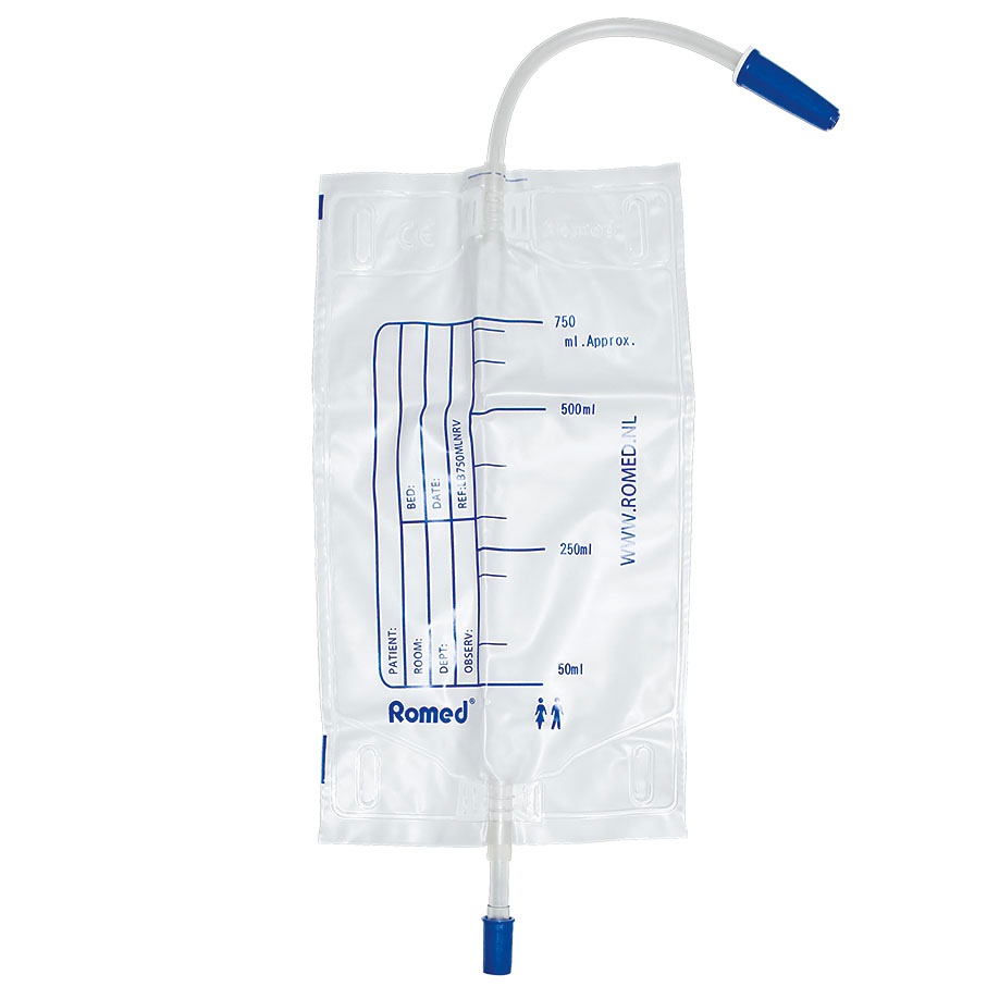 Urinbeinbeutel 750 ml Einzeln steril verpackt