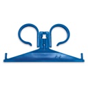 Urinbeutelhalter aus Kunststoff blau