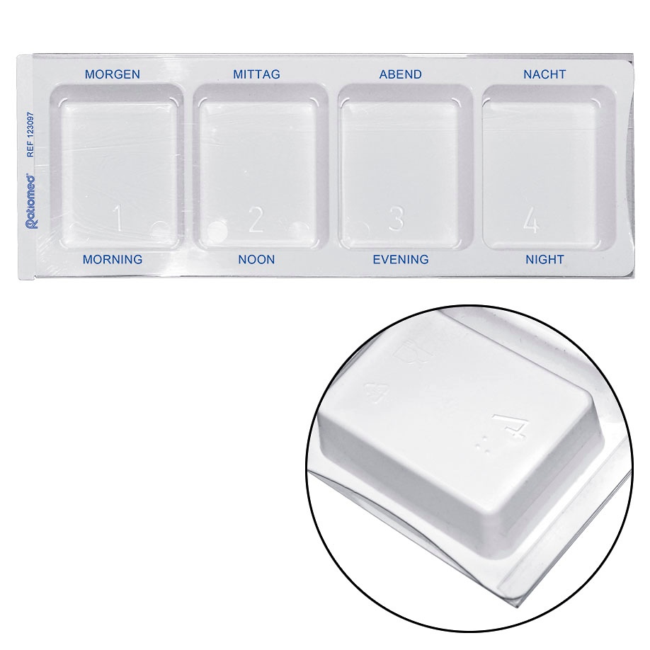 Medikamentendispenser ratiomed XL ''Spezial'' weiß