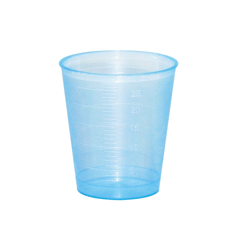 [MEG 123111] Medizinbecher ratiomed blau