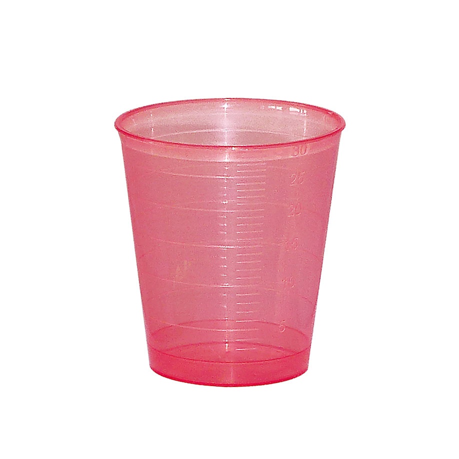 [MEG 123112] Medizinbecher ratiomed rot