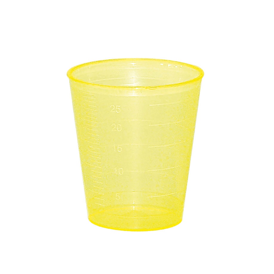 Medizinbecher ratiomed gelb