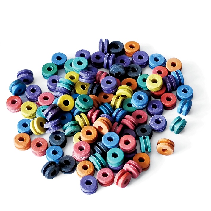 [MEG 123592] Armature Bar Nippel H-Style Gummi (100 Stck.)