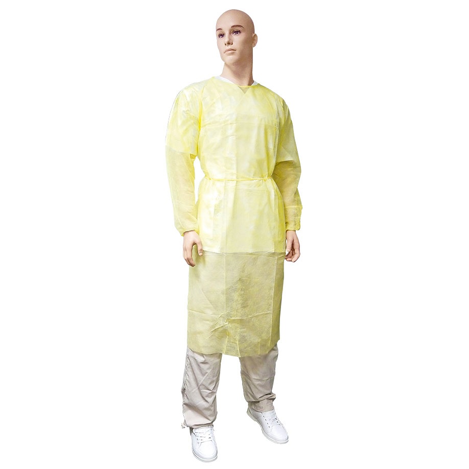 [MEG 128032] Besucherkittel ratiomed gelb Standardgröße XL (10 Stck.)