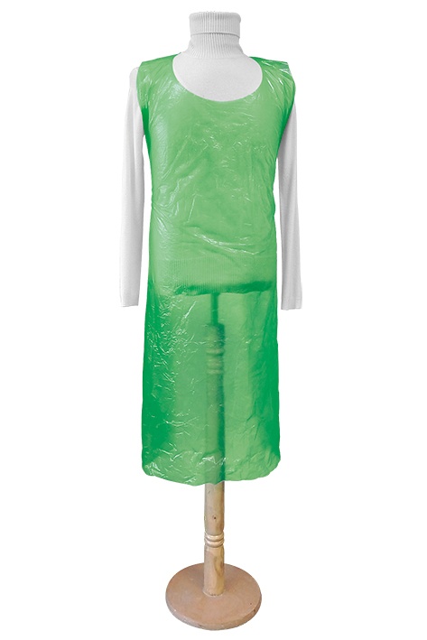 [MEG 128054] Einmal-Schürzen grün 80 x 125 cm x 0,020 mm (100 Stck.)