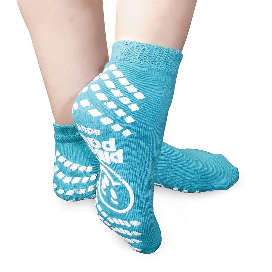 [MEG 128082] Patientensocken Pillow-Paws Gr. 34 - 38 Türkis (48 Paar)
