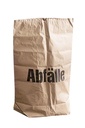 Papiersack 70 Ltr., 550+200 x 850 mm Mit Aufdruck ''Abfälle''