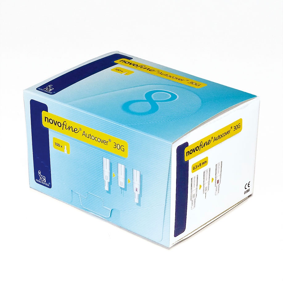 [MEG 140014] NovoFine Autocover 30 G 0,30 x 8 mm Sicherheits Pen-Kanülen (100 Stck.)