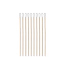 Wattestäbchen Holz, steril, 15 cm lang Ø 2,5 mm, Wattekopf Ø 5 mm (100 Stck.)