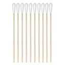MEDI-WOOD Wispy Wattestäbchen, 20cm lang Ø 3 mm, Wattekopf Ø 10 mm (50 Stck.)