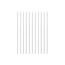 Wattestäbchen Aluminium, steril, 15 cm Ø 1 mm, Wattekopf Ø 2 mm (100 Stck.)