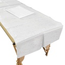 Schutzlaken/Liegenauflagen aus Vlies Weiß 85 x 200 cm (20 Stck.)