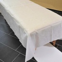 Ölmassagetücher aus Vlies, weiß, mit PE-Beschichtung, 156 x 230 cm (10 Stck.)