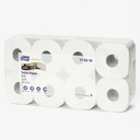 Tork Premium Toilettenpapier, 3-lagig Toilet Soft, hochweiß (9 x 8 Rl.)