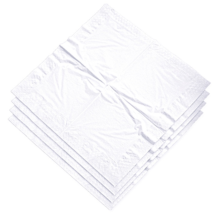 Servietten Typ Dental Weiß, 40 x 40 cm, 2-lagig (250 Stck.)