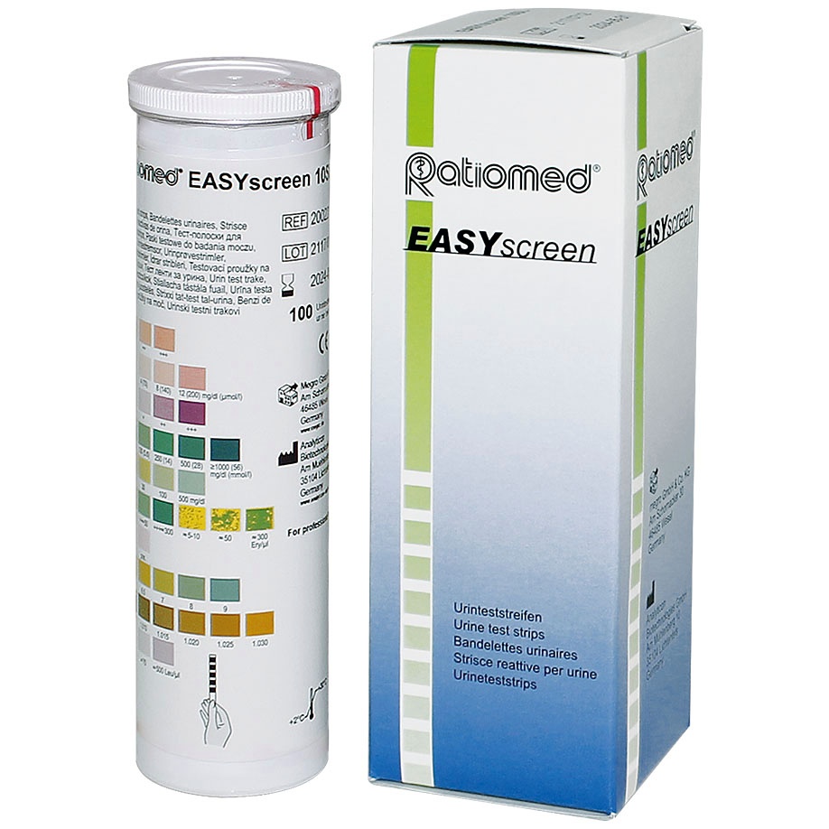 [MEG 200220] EASYscreen 10SL ratiomed Harnteststreifen (100 T.)