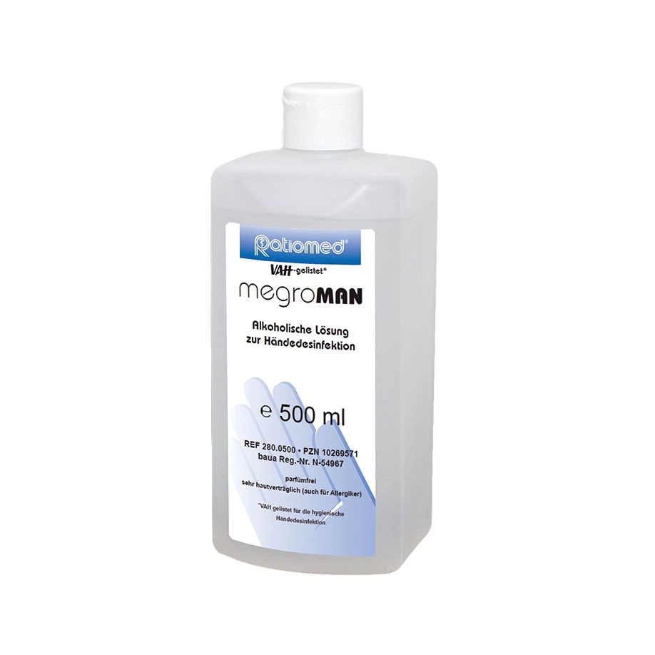 [MEG 280.0500] MegroMAN 500 ml Händedesinfektion