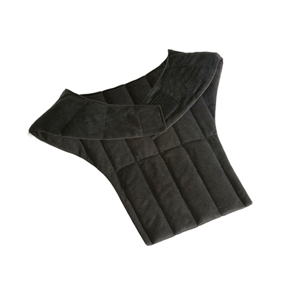 Kryotherm natur Nacken-Wärmeschal XXL Schwarz, ca. 68 x 60 cm