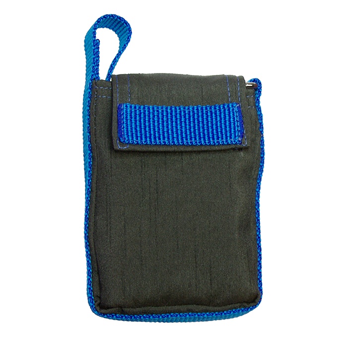 Tasche für Langzeitblutdruckmessgerät Schwarz/blau