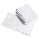 Seiflappen Frottee weiß, 30 x 30 cm (6 Stck.)