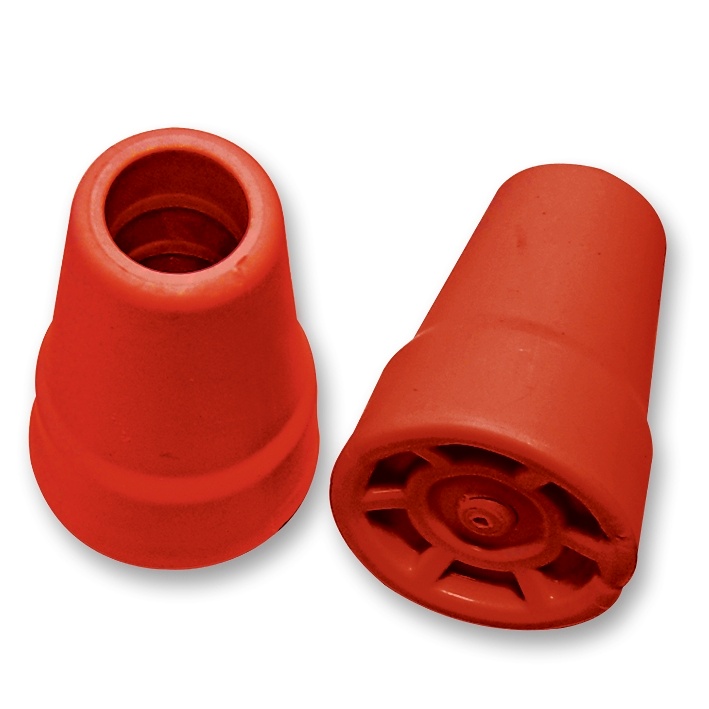 [MEG 962901] Gehhilfe-Kappe feuerrot 19 mm