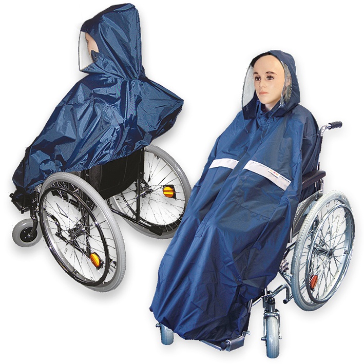 Regencape marineblau für Erwachsene Universalgröße, ohne Arm