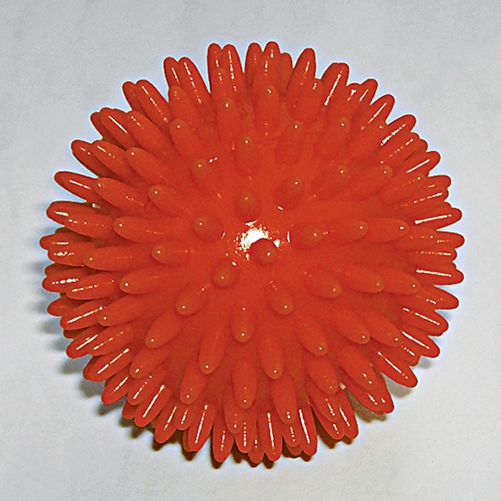 Igel-Massage-Handball rot Ø 9 cm