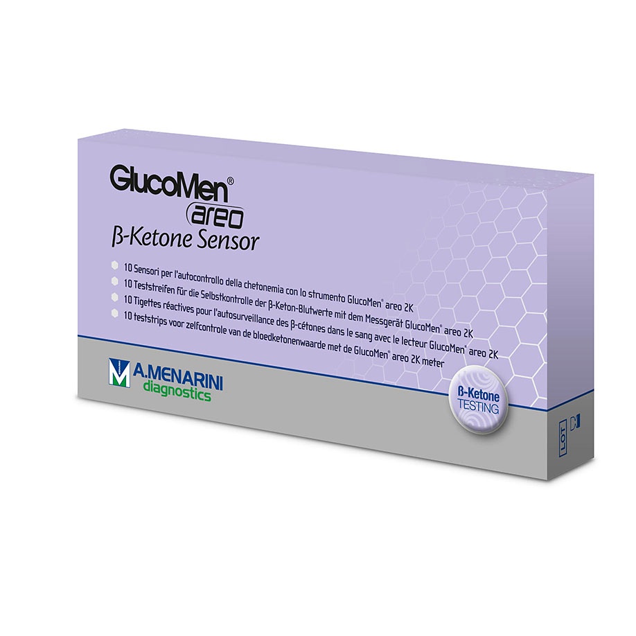 GlucoMen areo ß-Ketone Sensor Teststreifen (10 T.)