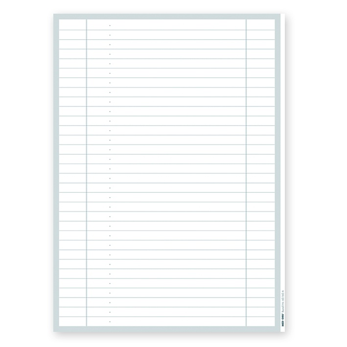 [MEO 60.160A] Einlegeblatt DIN A4 Für alle Fachgruppen (500 Stck.)