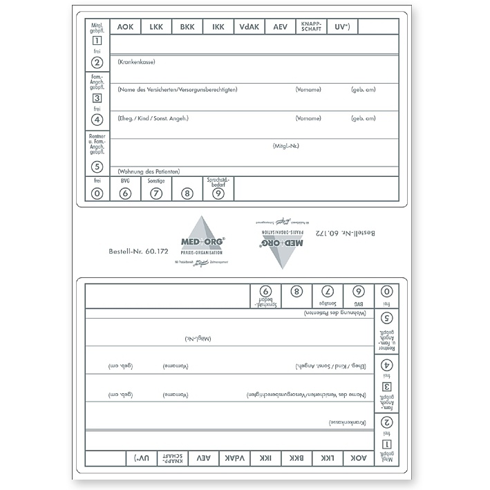 [MEO 60.172] Adressfeldaufkleber (1000 Stck.)