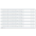 Alphabetleistenaufkleber DIN A4 Aus unzerreißbarer PP-Folie (100 Stck.)