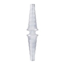 Medimex Schlauchverbinder, abgestuft Min. Ø 7 mm / max. Ø 14 mm, Länge: 90 mm