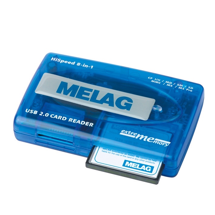 MELAflash Kartenlesegerät (USB-Anschluss an den PC)